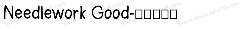 Needlework Good字体转换